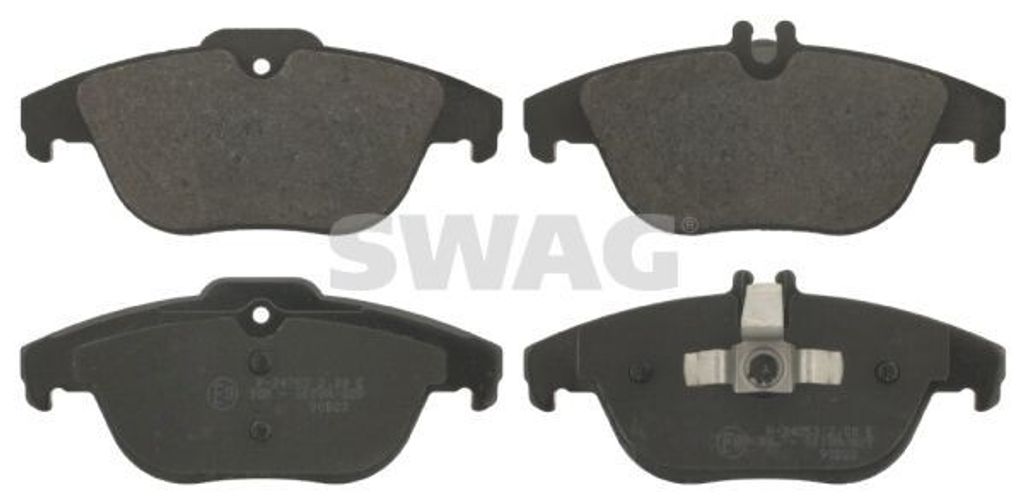 SWAG Bremsbeläge Satz Hinten Bremsklötze passend für MERCEDES-BENZ C-Klasse Limousine (W204) 10 91 6736