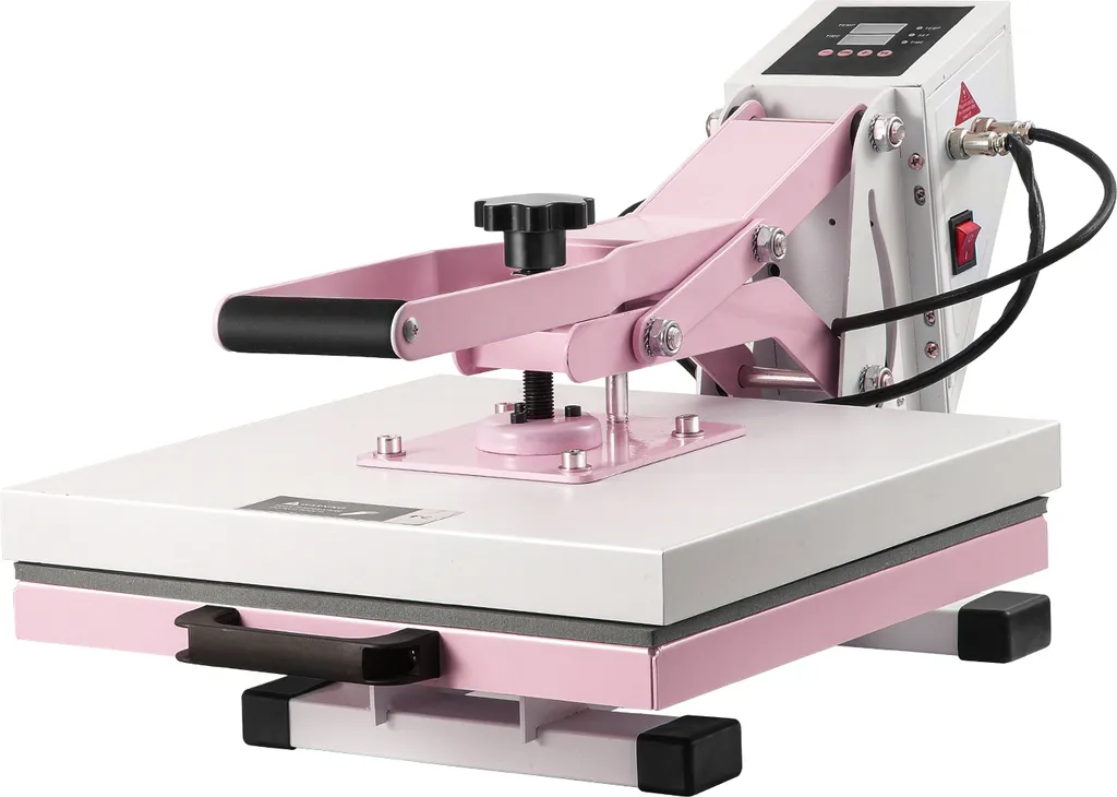 Presse Textile pour T-shirts et Sacs Machine Créative Rose 38cm