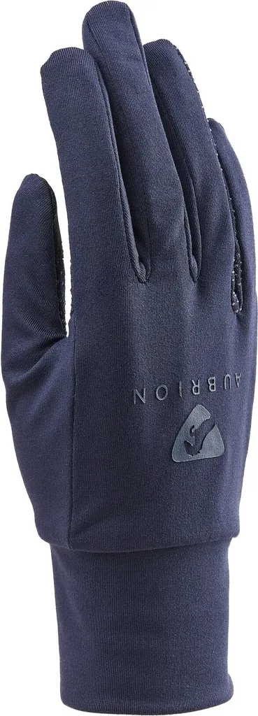 Aubrion - Guanti da equitazione per bambini "Patterson", materiale termico ER2036 (S) (blu navy)