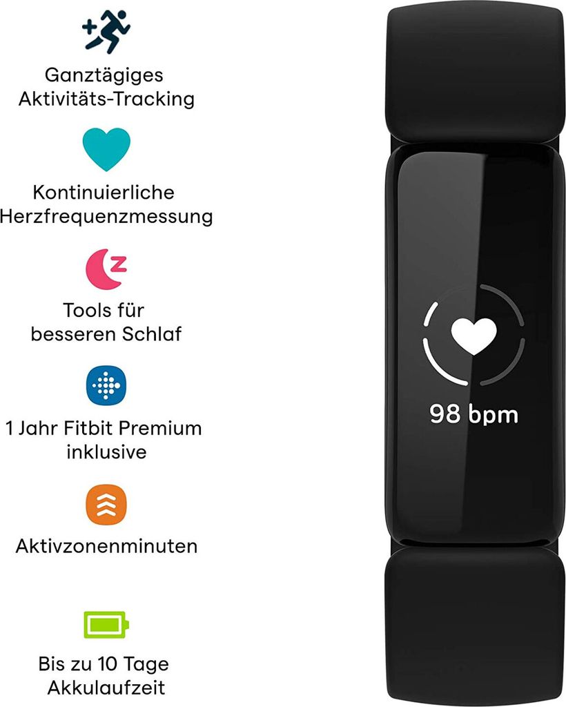 Fitbit Inspire 2 schwarz Produktbild 23