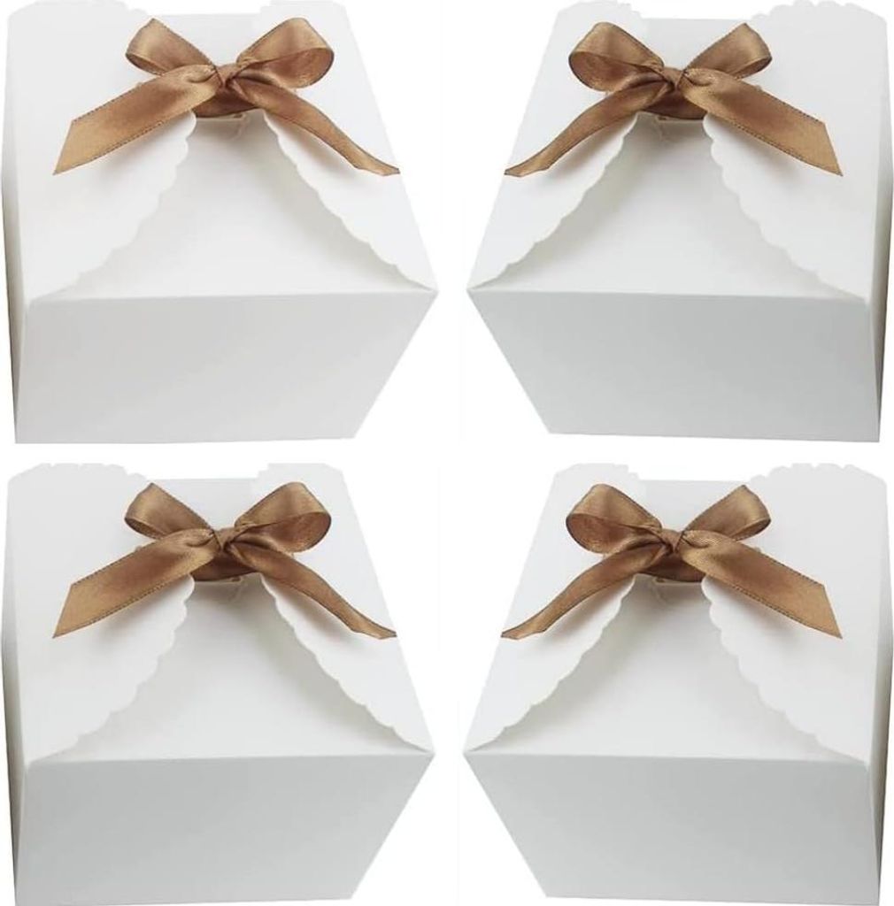 Braune Geschenkboxen, 20 Stš¹ck, kleine Premium-Kraftpapier-Geschenkboxen mit Deckel fš¹r Geschenke, Cupcakes, Brautjungfern-Antragsboxen, Gesc...