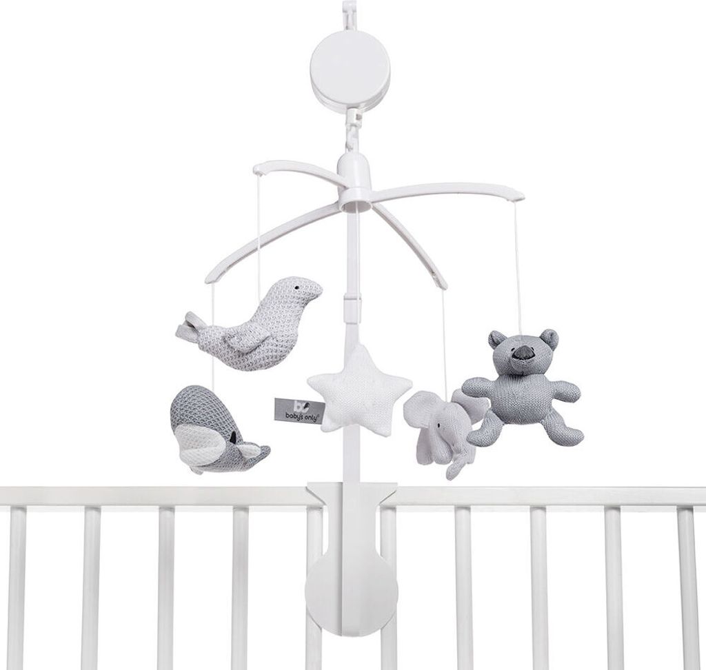 Mobile musicale Baby's Only grigio argento/grigio/bianco  Immagine del prodotto 