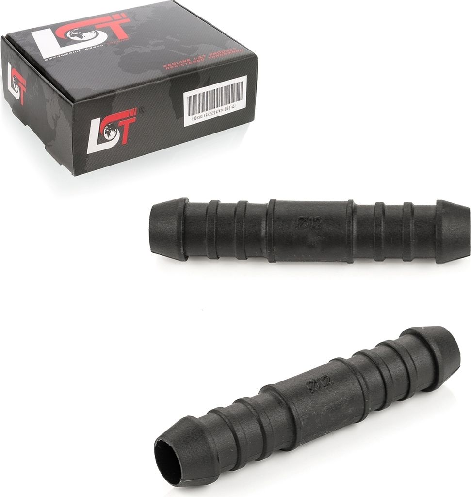 2x Schlauchverbinder Polyamid PA Benzin ölbeständig 12 mm für AUDI PORSCHE