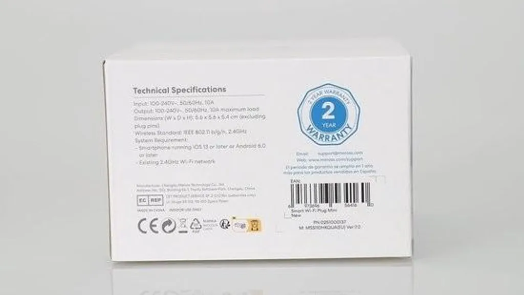 Prise connectée HomeKit lot de 4 mini-prises WLAN 10A compactes