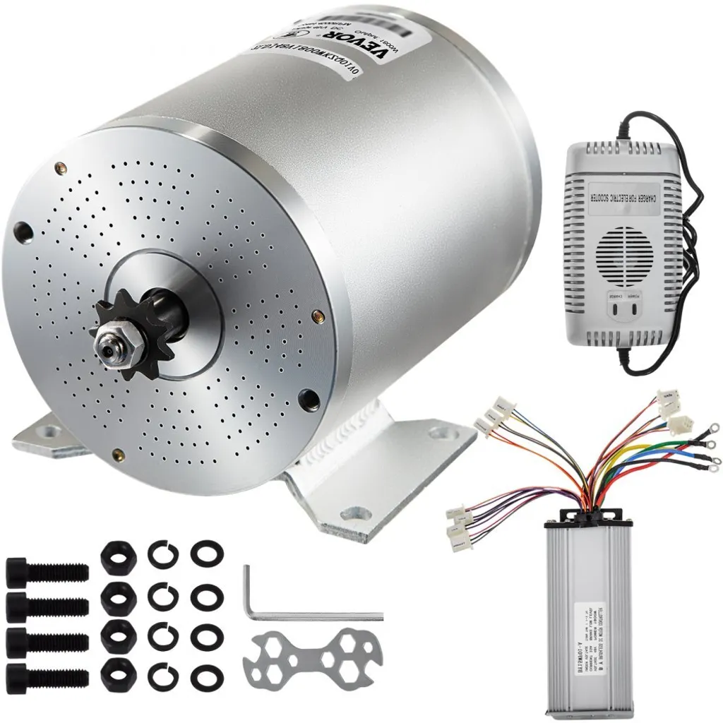 Moteur Électrique 48V 1800W sans Balais avec Contrôleur pour Karting