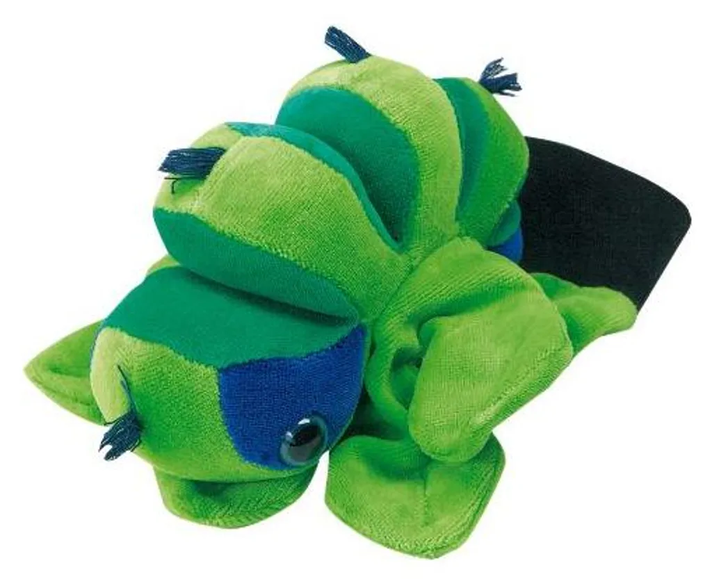 Beleduc Caterpillar Marionnette à main Chenille en tissu pour enfant