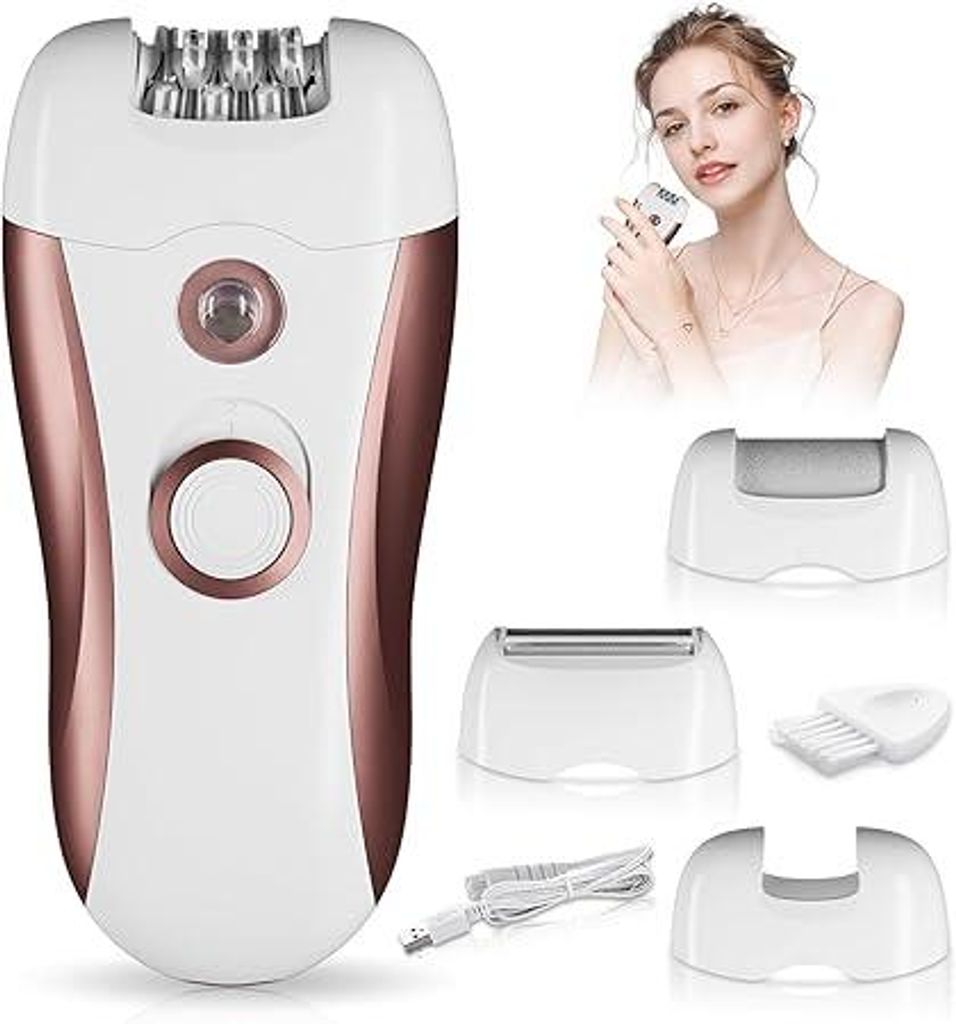 Damen Epilierer 4-in-1  – Wiederaufladbarer Nass- & Trocken Produktbild 