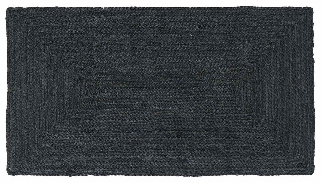 vidaXL Dywaniki prostokątne Ciemnoszary 60 x 110 cm Juta Zdjęcie produktu 