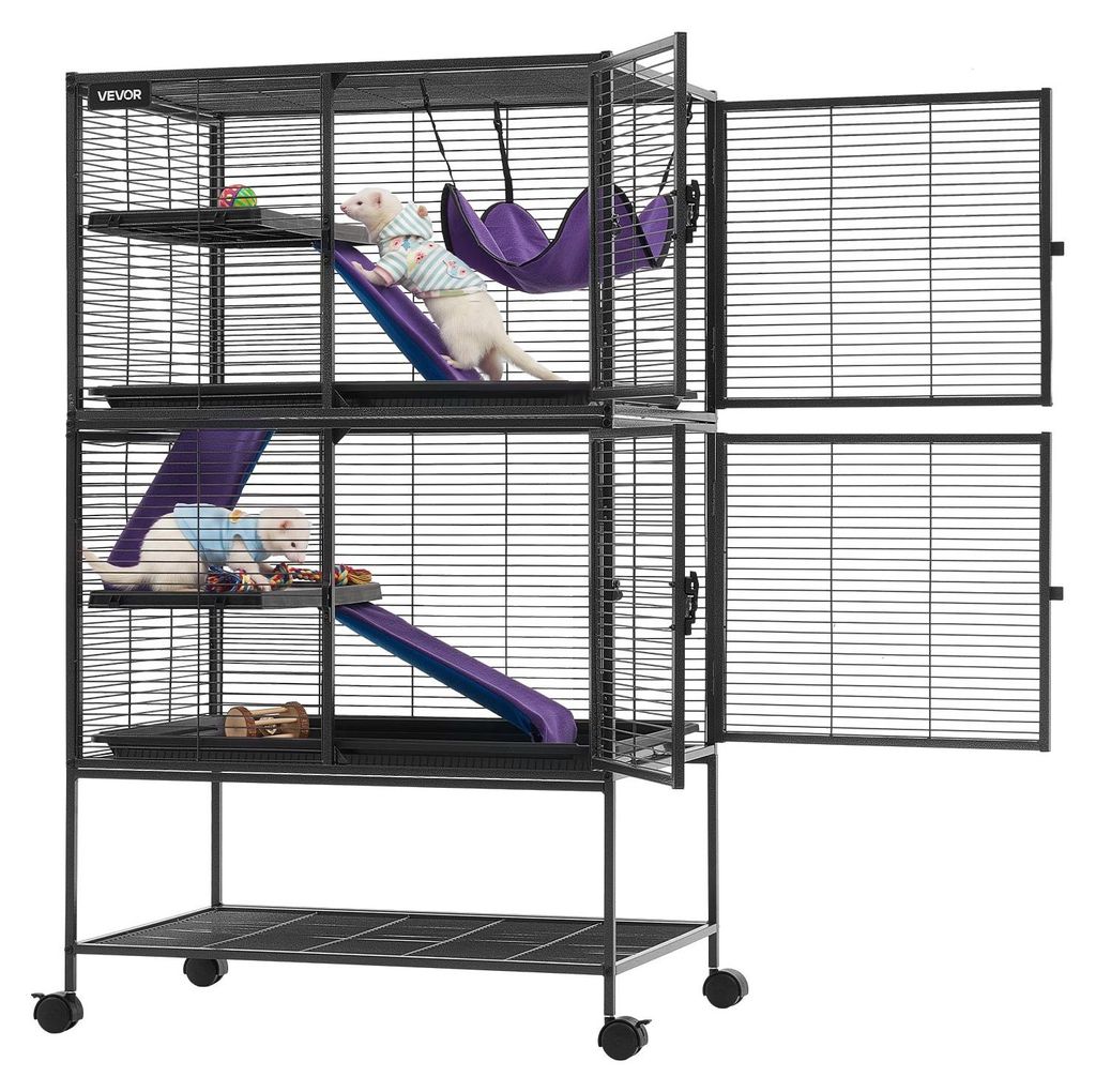 VEVOR Klec pro menší zvířata, kovová, klec pro fretky, Obrázek produktu 