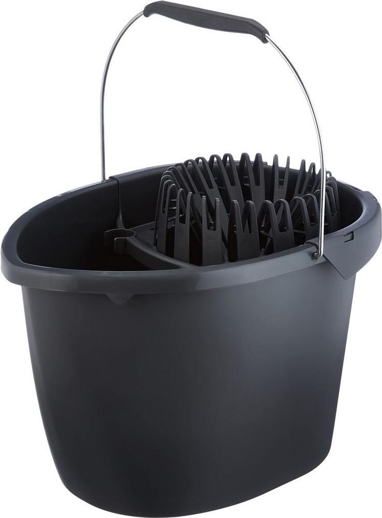 Vileda Vuilnisbak met handvat, grijs, 7 liter Productafbeelding 