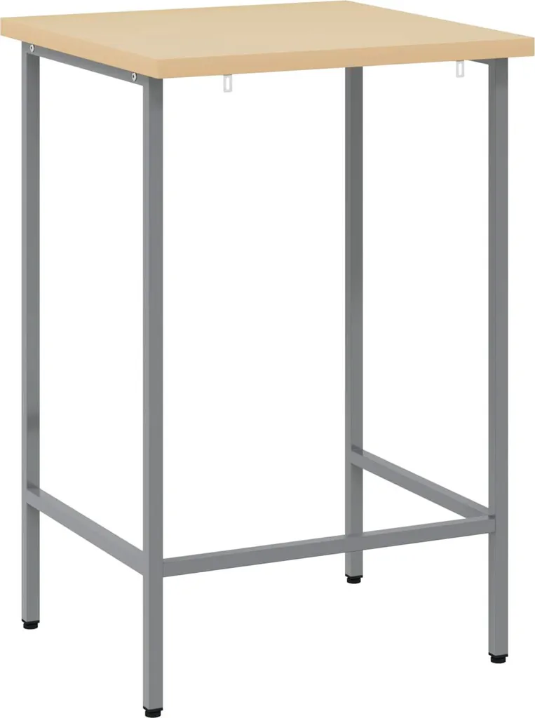 Petite table d'angle grise 55x55 cm : la solution pour recoins vides