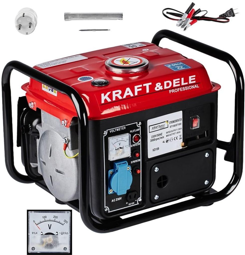 KRAFT&DELE | Stromerzeuger, 1200W, 12/230V Produktbild 