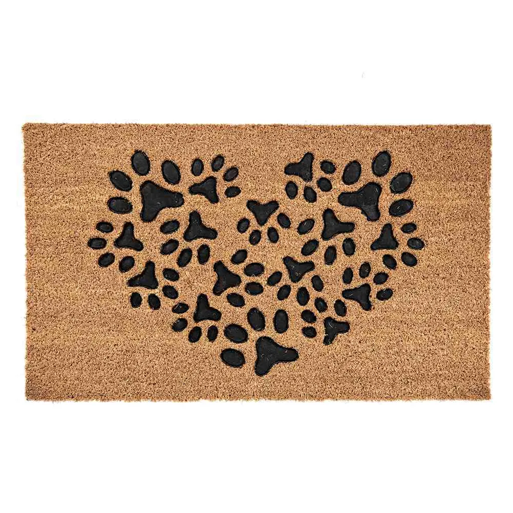Paillasson plat anti-poussière Clayre & Eef MC248 75x45 cm Marron