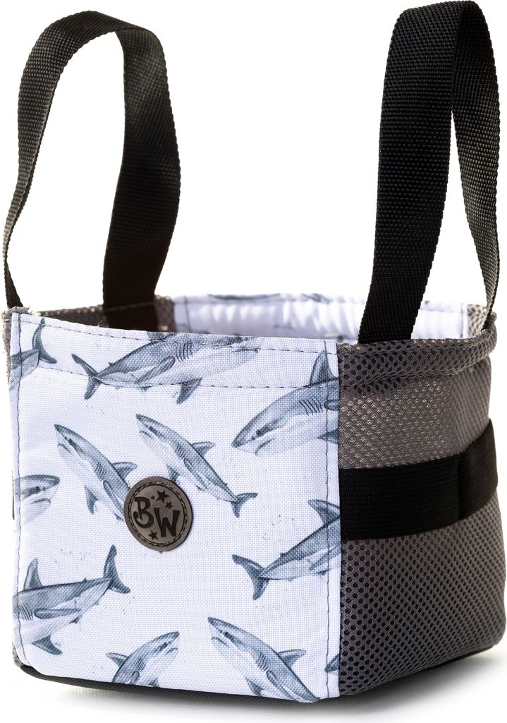 BAMBINIWELT Musikbox-Tasche Transporttasche Tasche für Hörwürfel z.B. Toniebox und Tigerbox Touch Halterung für Tonies KLEIN Modell 17