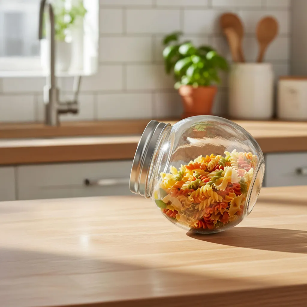 Organizer Cucina Relaxdays Vetro 650ml - Set 5 Contenitori Ermetici - 3
