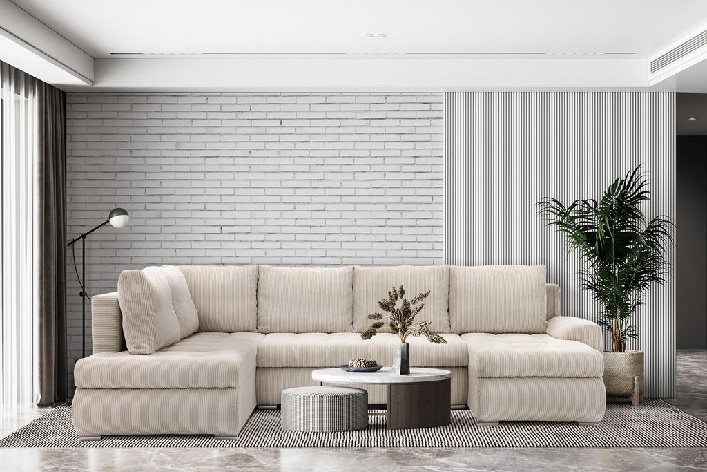 Ecksofa TOKIO II PRO mit Schlaffunktion - Eckcouch mit 3 Produktbild 