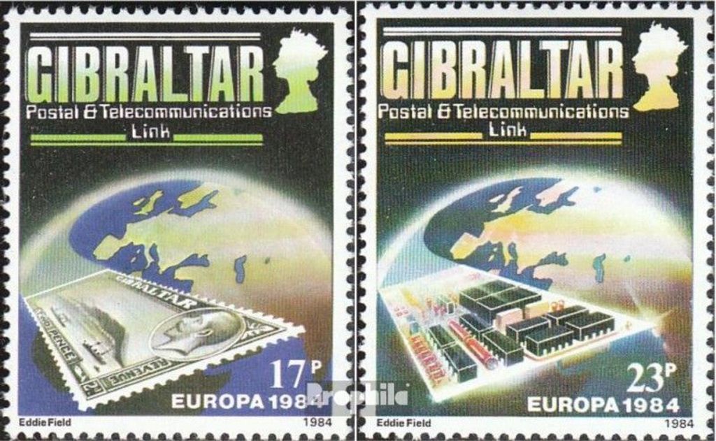 Briefmarken Gibraltar 1984 Mi 475-476 (kompl.Ausg.) Produktbild 