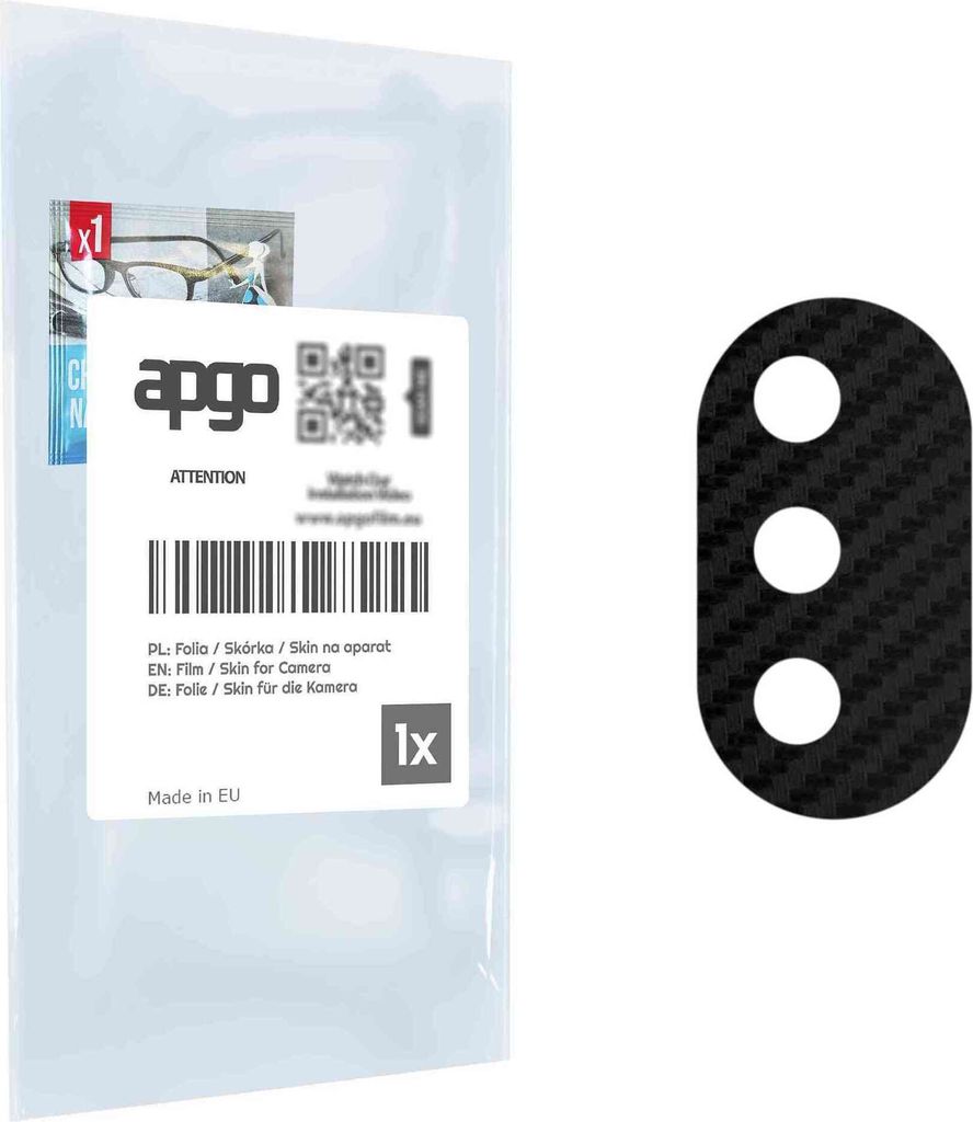 apgo Objektivschutz-Folie, Kameraschutz kompatibel mit Honor Pad V7 , Carbon-Imitation, Rückseite Schutzfolie für Kamera-Insel, Hinten Folie, kra...
