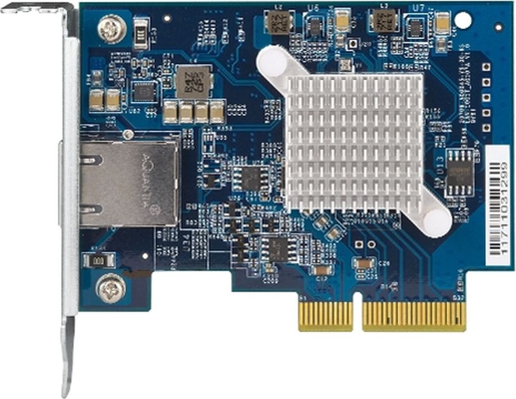 Adaptador de red QNAP QXG-10G1T, PCIe, 10 GBE, con 1 puerto Imagen del producto 