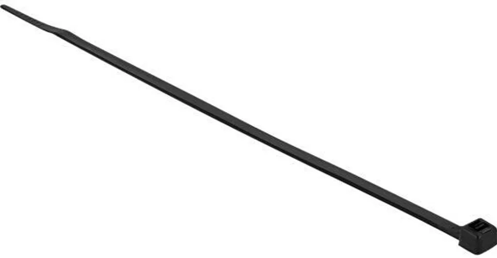 Collier de serrage noir 300mm résistant au gel pour fixation extérieure