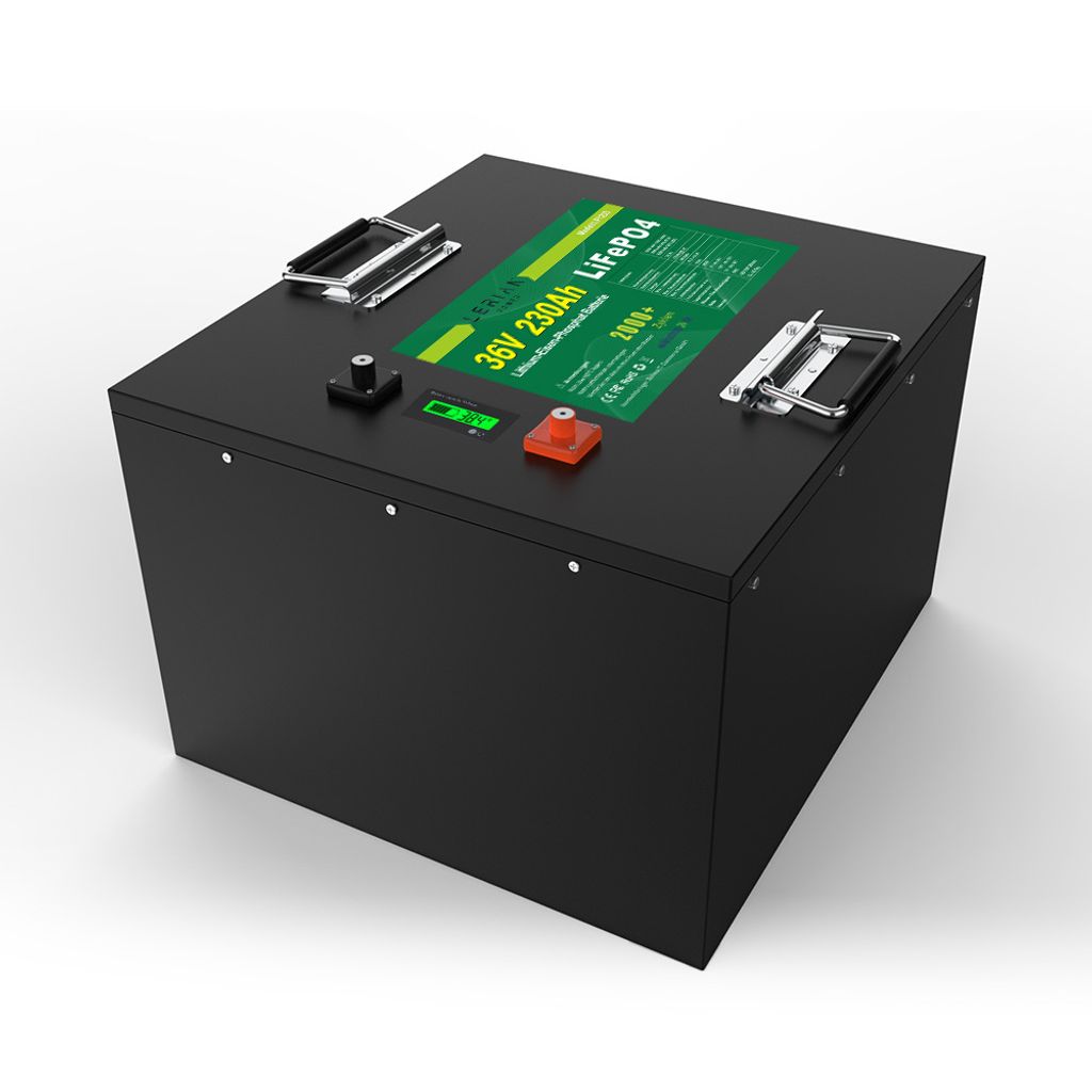 LiFePO4 Akku 36V 230Ah 200A 8280Wh Lithium-Eisen-Phosphat Batterie für Camping Boot Wohnmobil