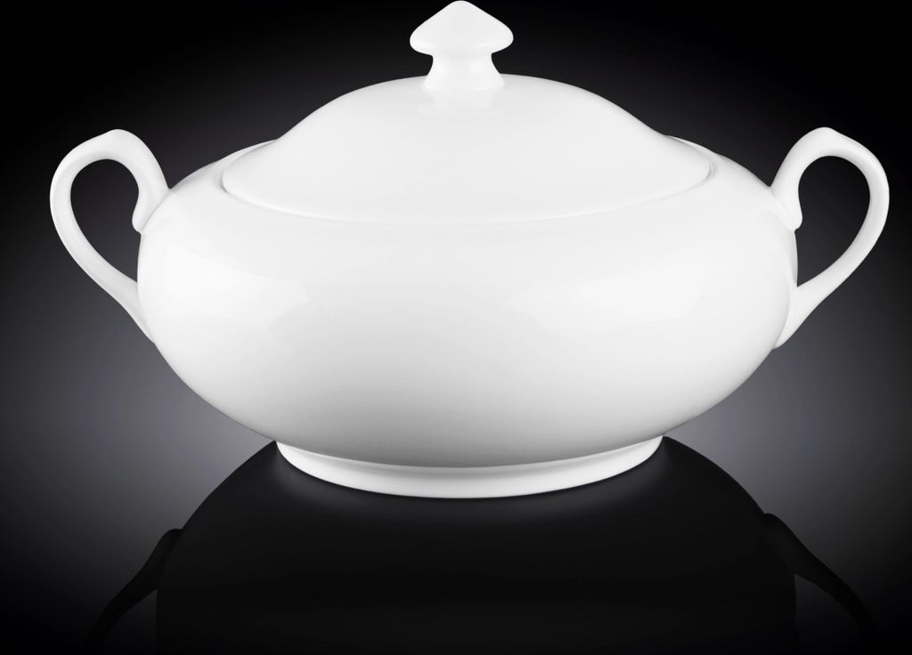 Terrina Wilmax con coperchio da 2800 ml in porcellana, Immagine del prodotto 