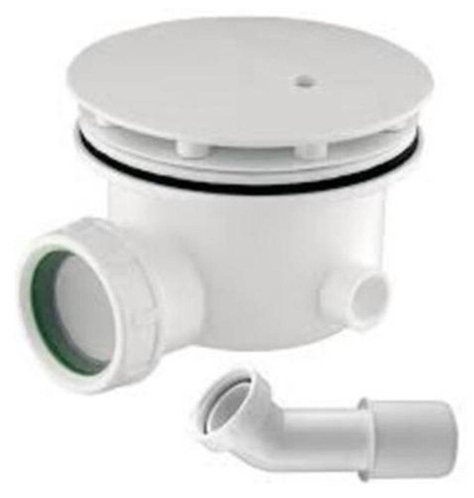 Hoesch Compact 90 afvoerarmatuur met ronde afdekking, Productafbeelding 