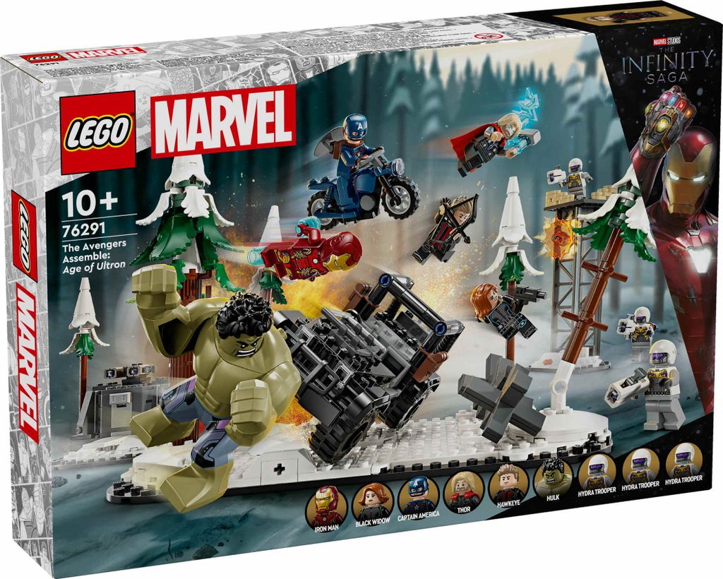 LEGO Super Heroes 76291 Marvel 76291 Avengers: Czas Ultrona Zdjęcie produktu 
