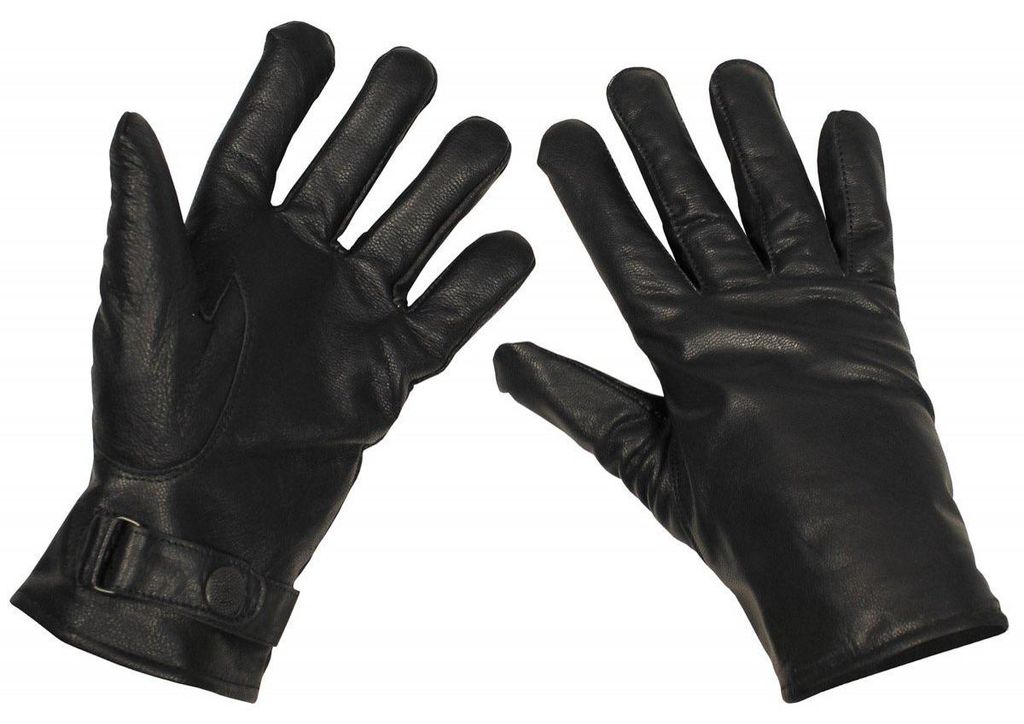 Bundeswehr Lederhandschuhe,  schwarz M Produktbild 