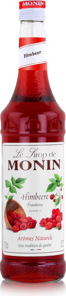 Monin Sirup Himbeere 700ml - Cocktails Milchshakes Kaffeesirup (1er Pack)