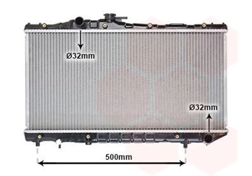 Évitez la surchauffe : Radiateur VAN WEZEL 53002099 Toyota Celica