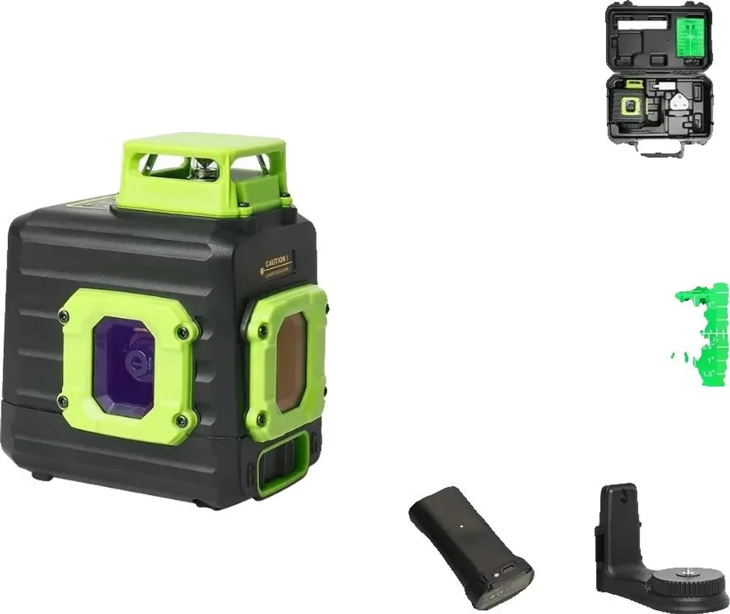 Niveau laser rotatif 360 degrés avec lignes multiples auto-nivelantes