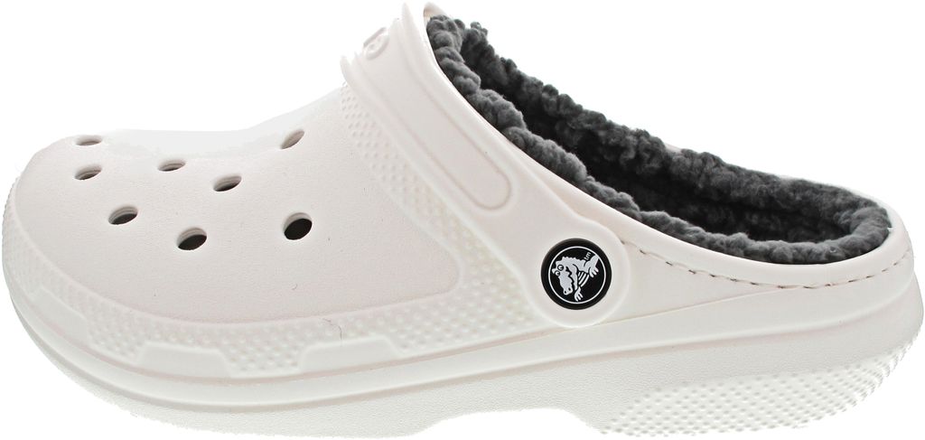 Crocs Classic Fuzz-Lined Clog 203591-10M (36/37/white-grey)