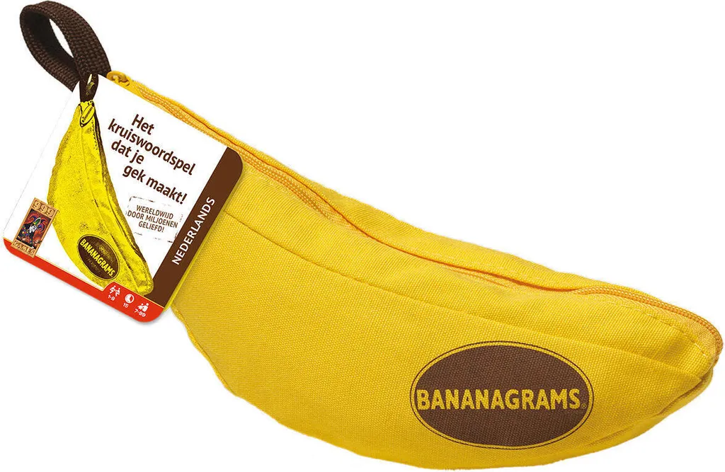 Jeu Bananagrams 999 Games : Jeu de lettres rapide et nomade en tissu