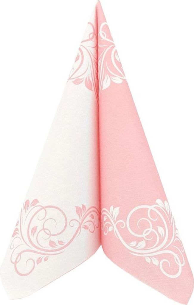 Airlaid Serviette Bellissima in Rosa, 40 x 40 cm, 50 Stück - APARTina
