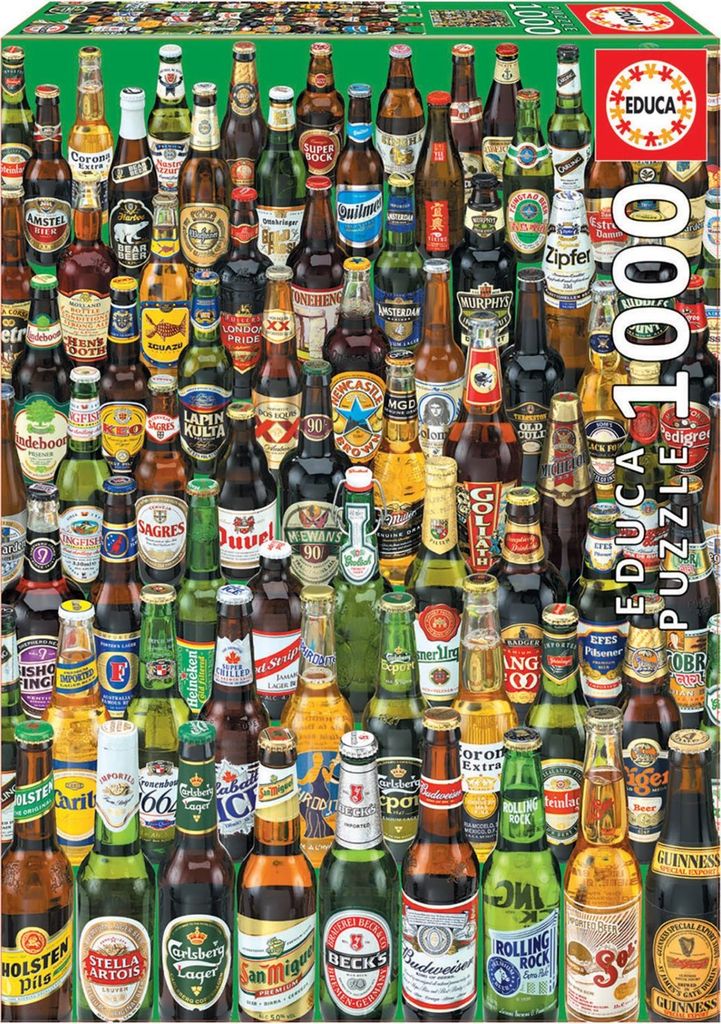 Educa Puzzle - Beers 1000 Teile Produktbild 