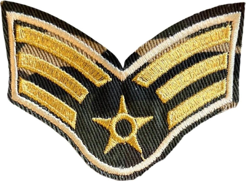 Rang-Emblem, Armee-Tarnung, zum Aufbügeln