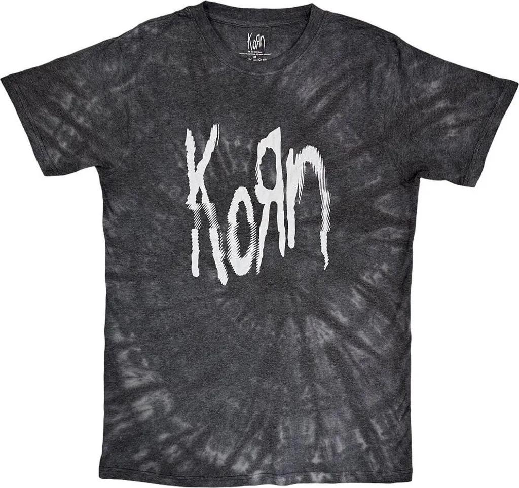 T-shirt Korn Spider Glitch Noir S Idéal pour Concerts et Fans de Rock