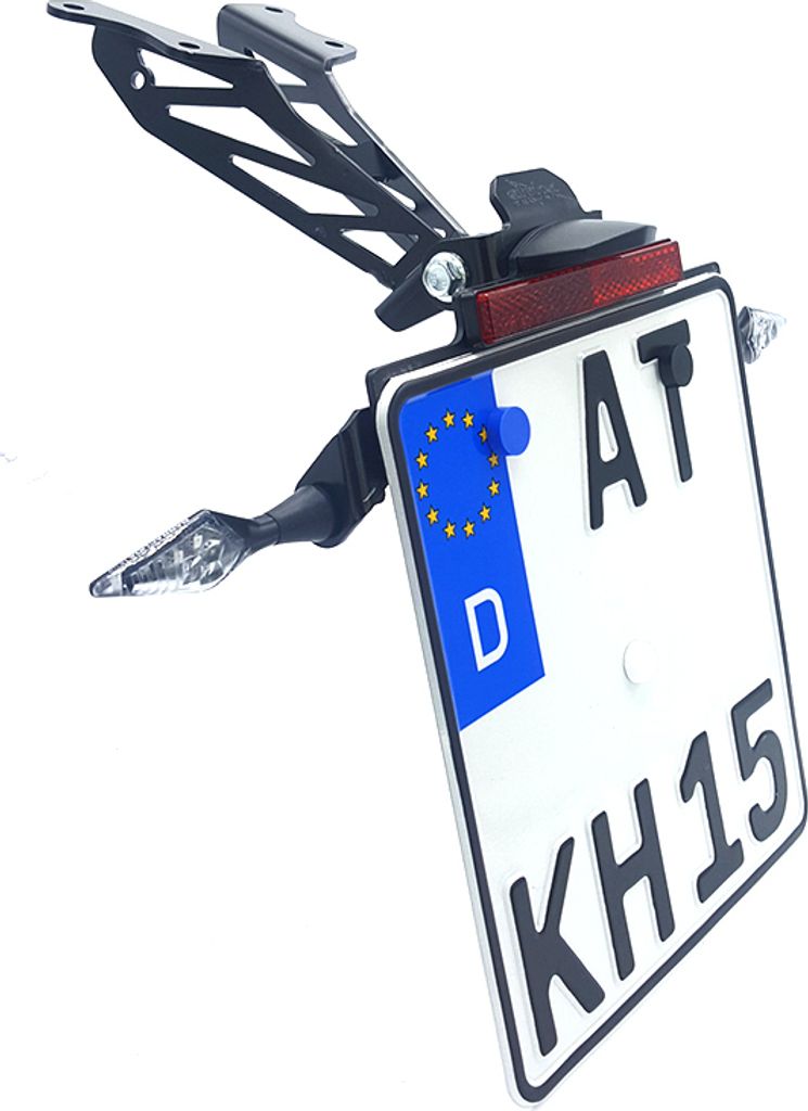 alpha Technik Kennzeichenhalter für Yamaha Tracer 700 für Tracer 700 RM31 EURO5