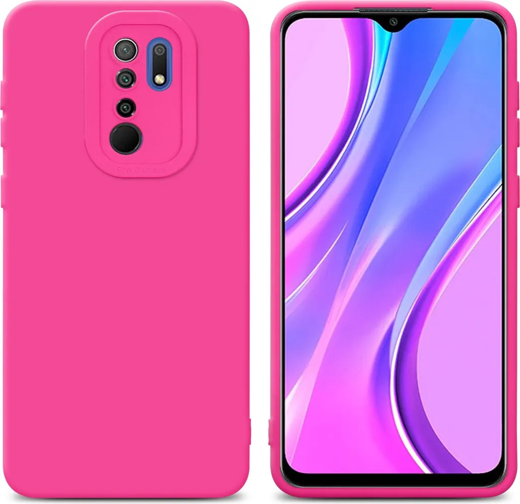 Custodia Cadorabo per Xiaomi RedMi 9 cover protettiva in TPU rosa custodia in silicone custodia per telefono cellulare