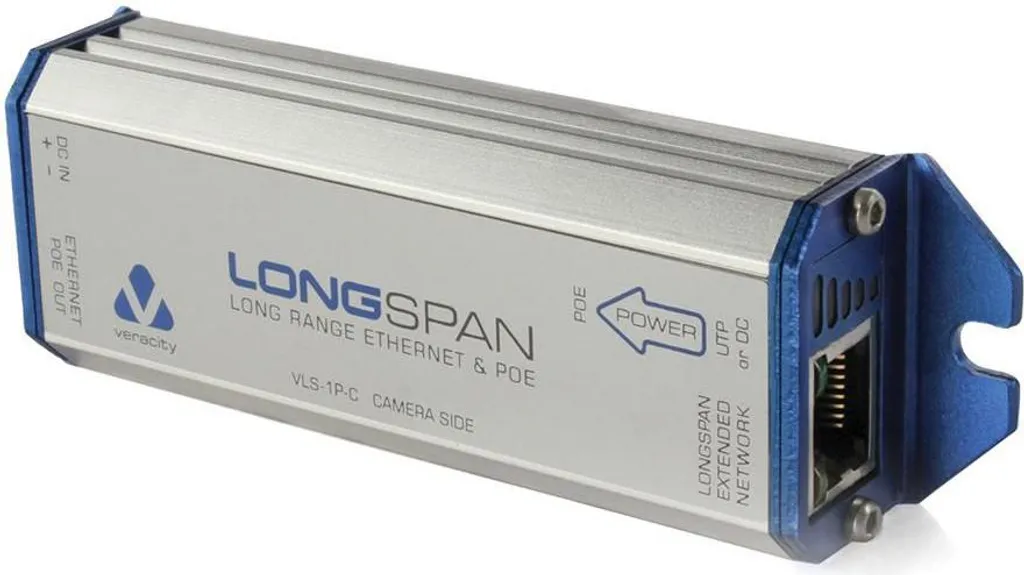 Unité Longpan VLS-1P-C Veracity avec Extension de Portée IP et PoE Intégrée