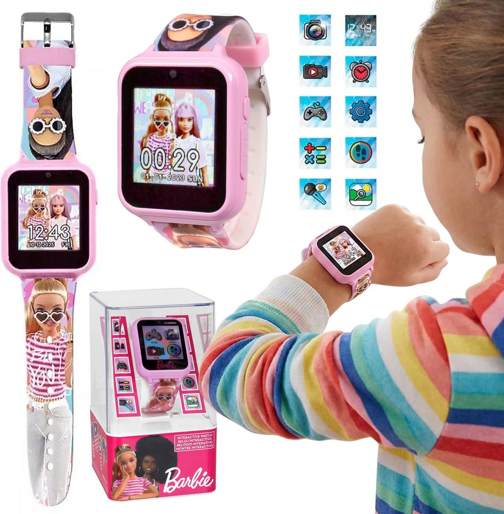 Barbie Kinder-Smartwatch für Mädchen – multifunktional & interaktiv