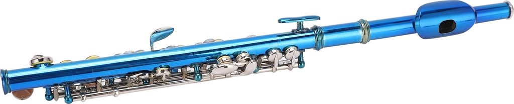 Piccoloflöte,Piccolos,Cupronickel Piccolos,Blaue Piccoloflöte,+E Schlüssel Französische Piccoloflöte,6 Löcher Piccolos,Anfänger Piccolos,Tas...