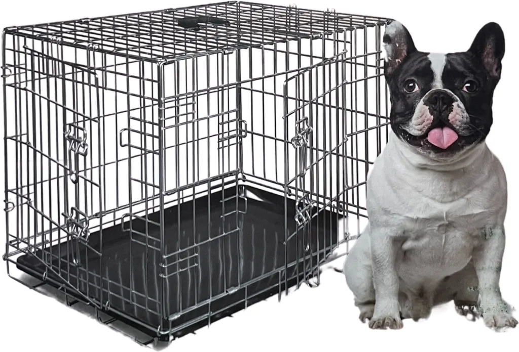Cage Métallique Chien 61cm - Solution Propreté et Sécurité Chiot - 2