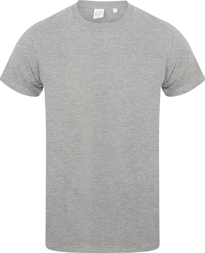 Skinni Fit - "Feel Good" T-Shirt Stretch für Herren PC6212 (XL) (Grau meliert)