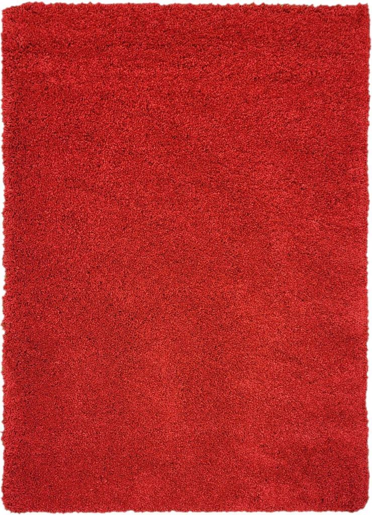 Teppich FERRO | Farbe: Rot; Größe: 240x340 cm | strapazierfähig und leicht zu reinigen | Wohnzimmer | Schlafzimmer