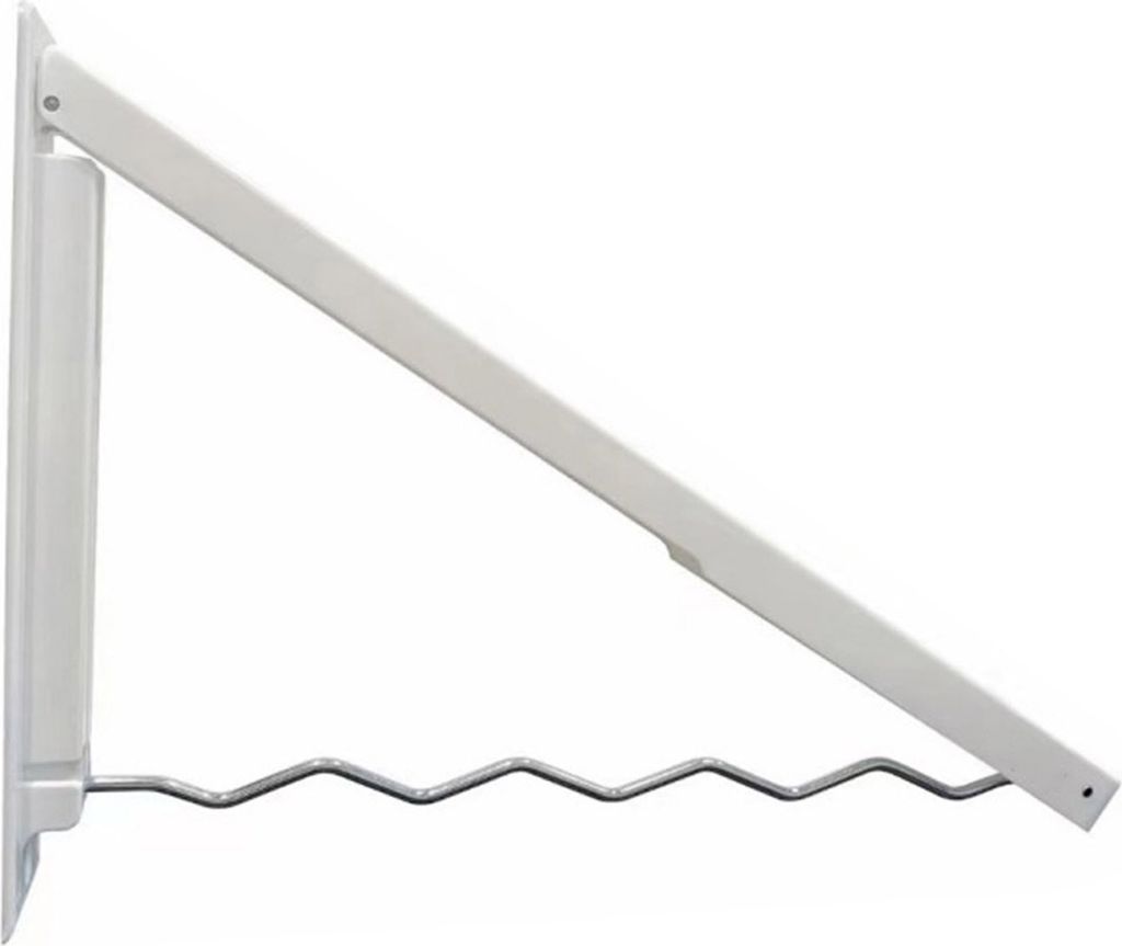 Zusammenklappbarer Wäscheständer, Wandhalterung, Wäscheständer, gewelltes Design, platzsparend, einfach zu installieren, Kleiderstange für Sch...