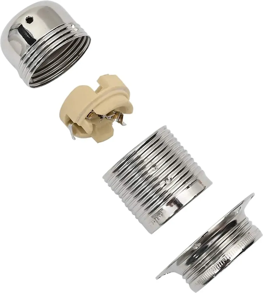 Set 2 Portalampada E27 Nichel Satinato - Design Industriale Moderno - 6