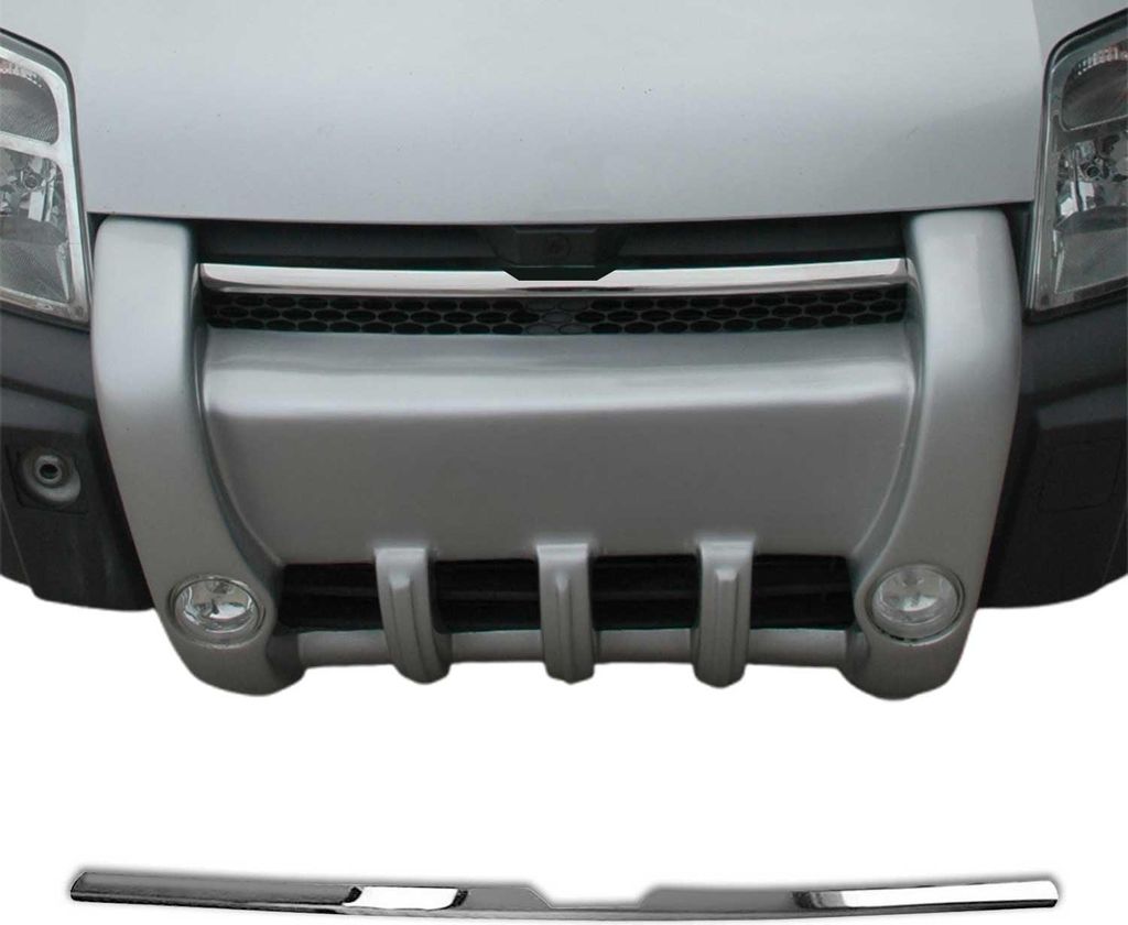 Kühlergrill Grillleisten für Ford Transit Tourneo Connect 2002-2009 Chrom Silber