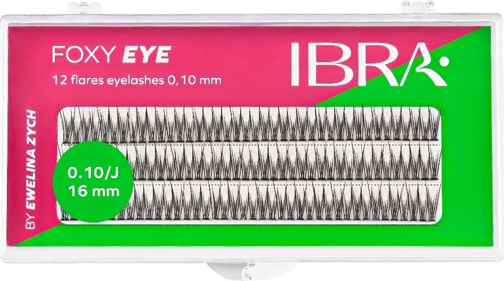 Foxy Eye Einzelne Wimpernbüschel 16mm, 120 Stück